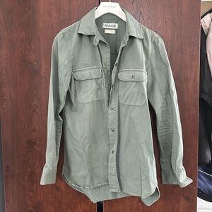 🔮 5 for $20 🔮 Madewell Green Buttondown